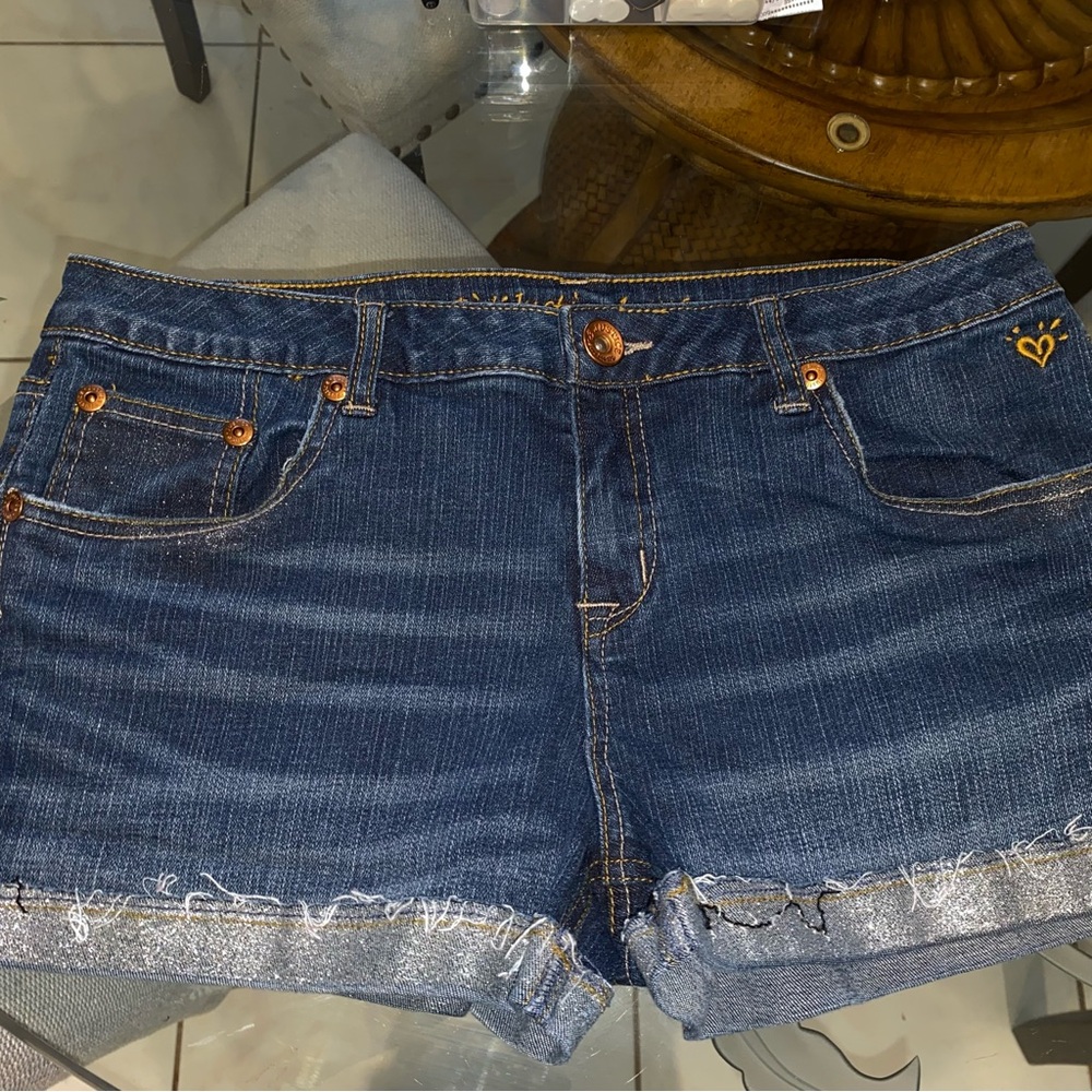 Justice Jeans Shorts Sz 18 1/2